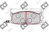 DJ PARTS BP1656 Brake Pad Set, disc brake